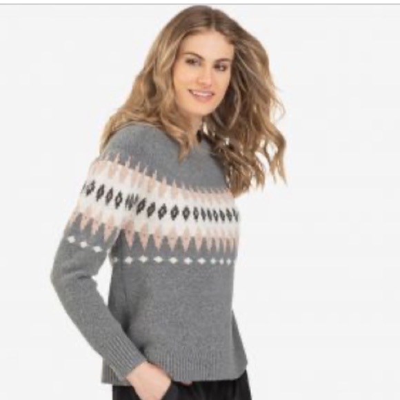 NWOT Tribal Jeans Woman’s Jacquard Sweater - Picture 2 of 3